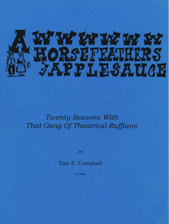 [horsefeathers and applesauce book cover]